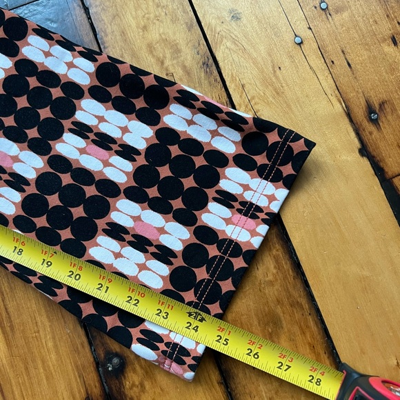 Anthropologie Maeve Women’s Small The Margot Kick Flare Pants Geometric Stretch - Picture 8 of 9